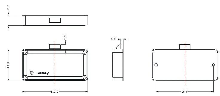 Gen 4 Concealed Nfc Locker RFID Lock Dimensions