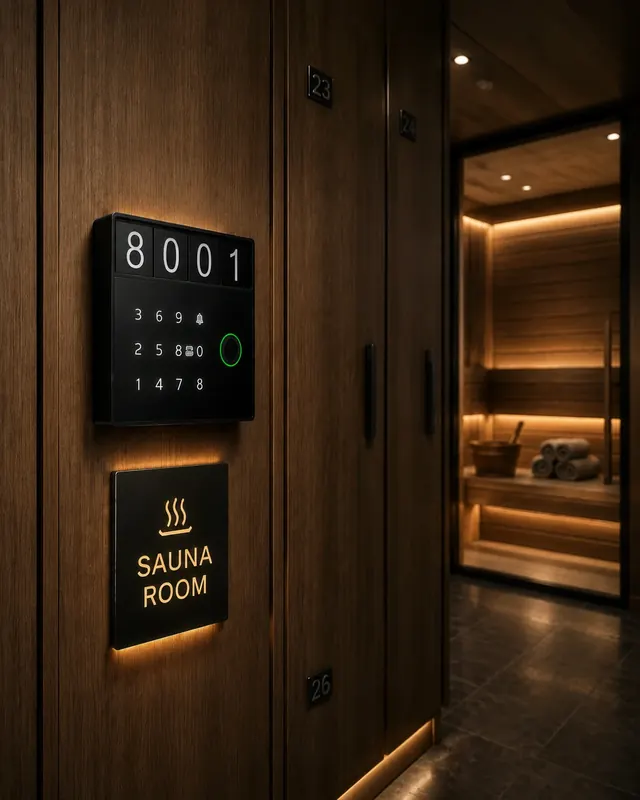 Sauna Fingerprint Locks