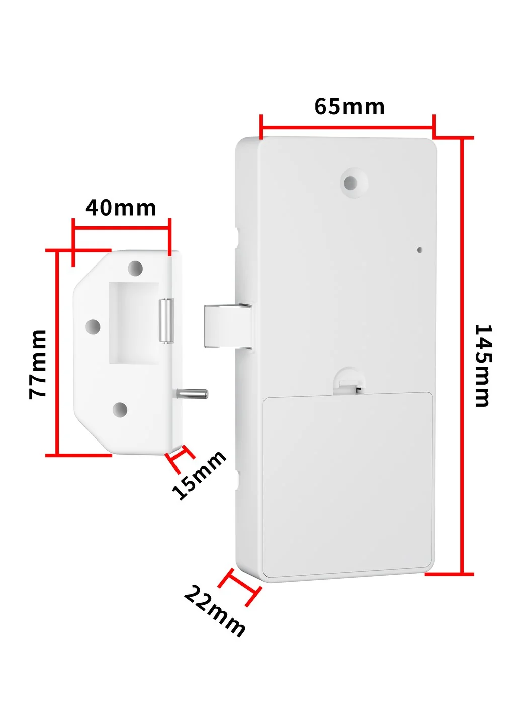 Standard Cylinder Locker Fingerprint Lock Dimensions