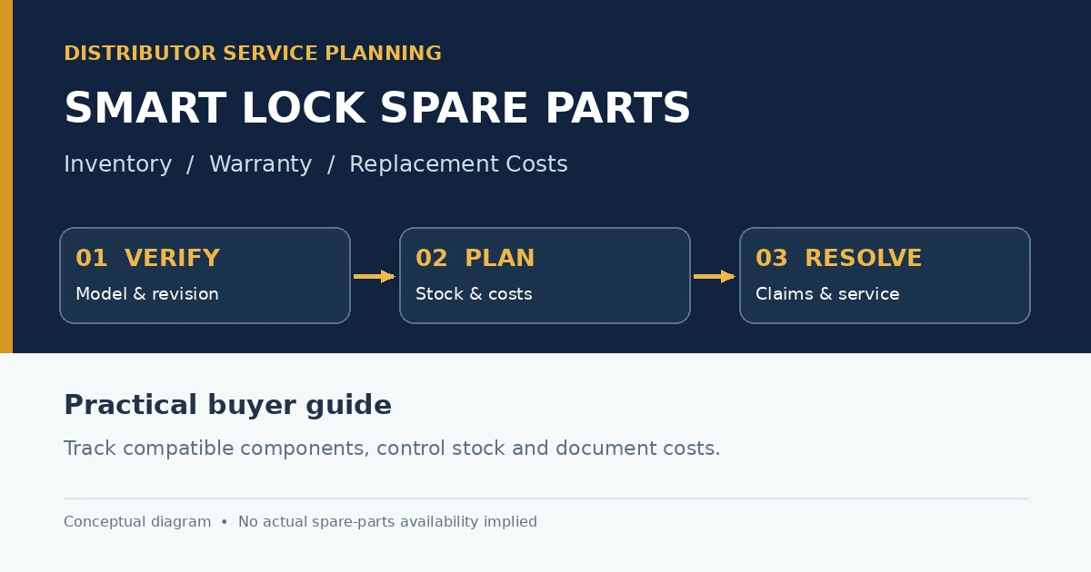 Smart Lock Spare Parts for Distributors: Inventory, Warranty & Replacement Costs