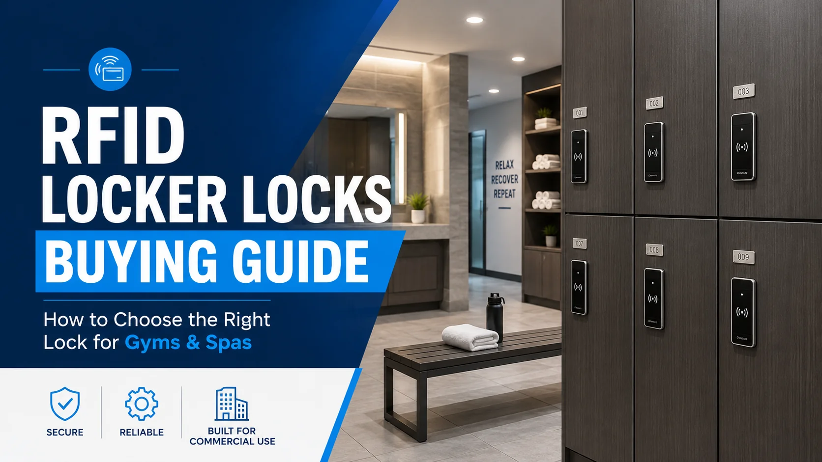 RFID Locker Locks Buying Guide: How to Choose the Right Lock for Gyms & Spas